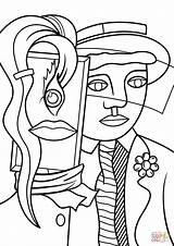 Roy Lichtenstein Coloring Pages Stepping Pop Printable Colouring Dibujos Supercoloring Color Drawing sketch template