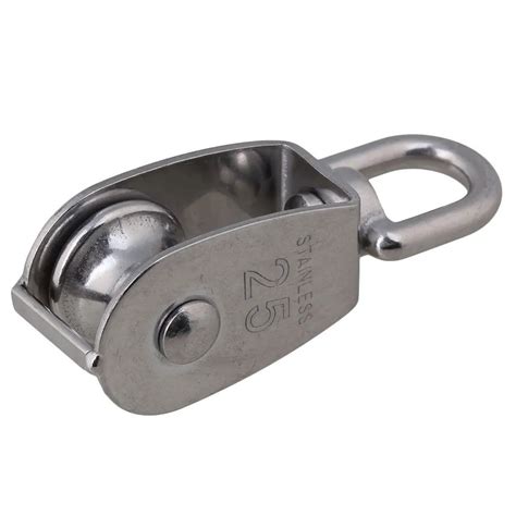 mm swivel stainless steel  wire rope single sheaved pulley block  pulleys  home
