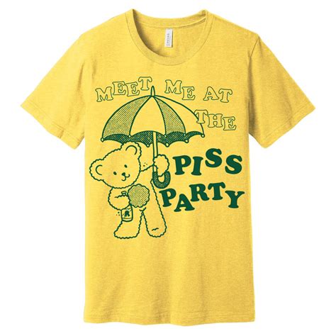 Piss Party T Shirt · Tittybats · Online Store Powered By Storenvy