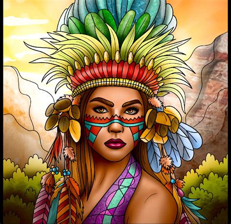 warrior princess mypaintings conchettat native american pictures