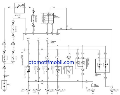 gambar wiring diagram kelistrikan lampu kota wiring  vrogueco