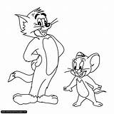 Tom Jerry Coloring Pages Printable Color sketch template