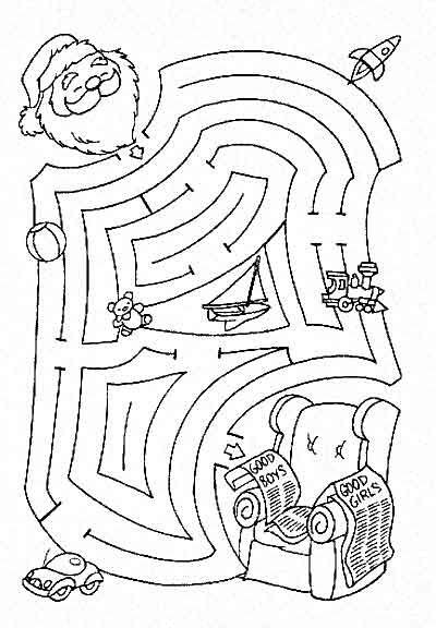 maze page print   maze  allkidsnetworkcom christmas maze