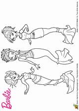 Barbie Sirenes Des Secret Le Et Coloring Mermaid Pages Hugolescargot sketch template