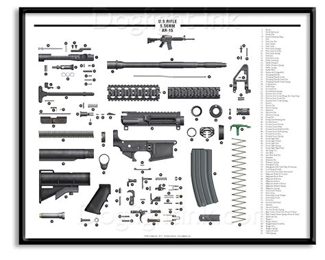 ar rifle parts diagram