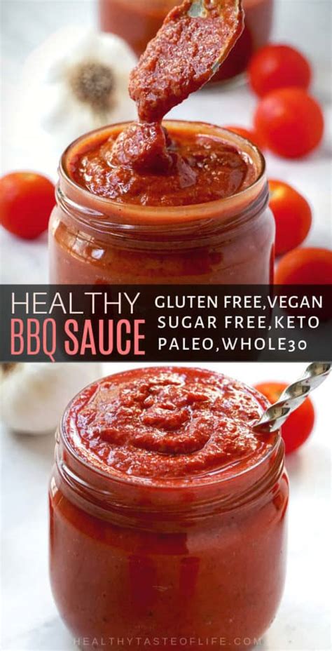 healthy bbq sauce sugar free gluten free keto whole30 healthy