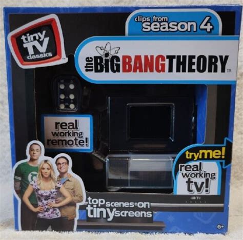 Big Bang Theory Tiny Tv Classics Real Working Tv And Remote Arcade Toys