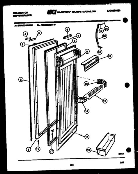 kelvinator fmwenf side  side refrigerator parts sears partsdirect