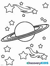 Coloring Saturn Pages Kids Planet Comet Comets Drawing Asteroids Nasa Print Printable Discovery Spaceship Space Color Activities Popular sketch template