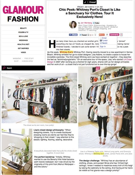 whitney port in whitney eve in her closet featured on