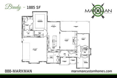 brady floor plan marxman homes