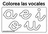 Vocales Plantilla Proferecursos sketch template