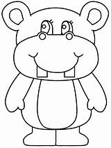 Coloring Pages Hippo Animals Hippos Coloringpagebook Easily Print Library Popular Advertisement Books sketch template