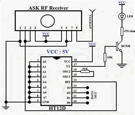 radio frequency rf remote control circuit gadgetronicx