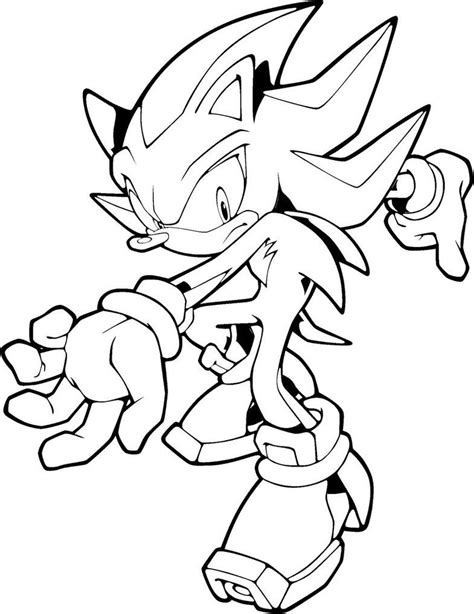 sonic shadow coloring pages collection coloring pages hedgehog