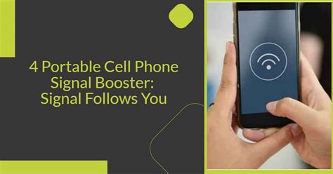 portable cell phone signal booster signal