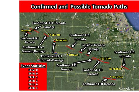 Naperville Tornado Damage Map Mvidyk4comat4m In The