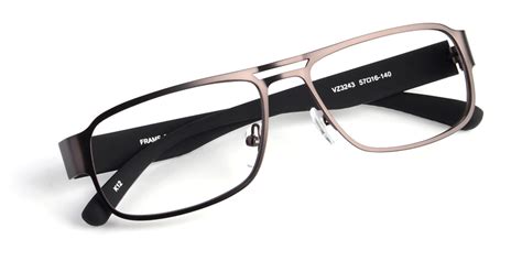 men s full frame aviator style eyeglasses