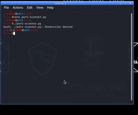 Making A Port Scanner In Kali Linux Terminal Using Python Geeksforgeeks