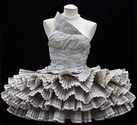 paper dress wearable dress    phonebook design swan