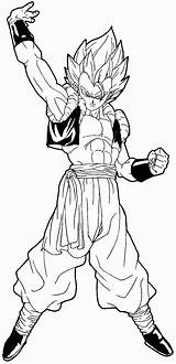 Gogeta Dragon Ball Coloring Pages Super Goku Saiyan Drawing Dbz Draw Easy Sketch Gt Tutorial Broly Steps Clipart Coloriage Color sketch template