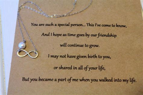 step daughter infinity necklace to bad i had to return the 2 i ordered quotes pinterest