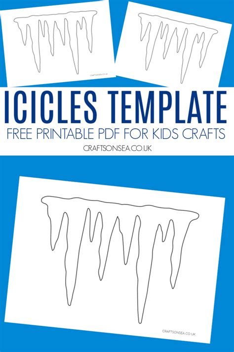 printable icicle template