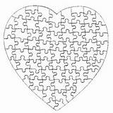 Heart Puzzle Template Shaped Blank Piece Para Pieces Puzzles Rompecabezas Jigsaw Drawing Sublimation Guardado Desde Visit Gloss Choose Board Colorear sketch template