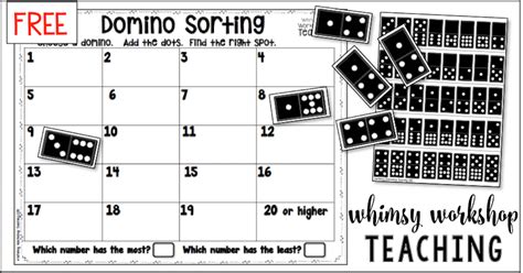 Have You Tried Domino Sorting Mats Great For Math Centers Here’s A