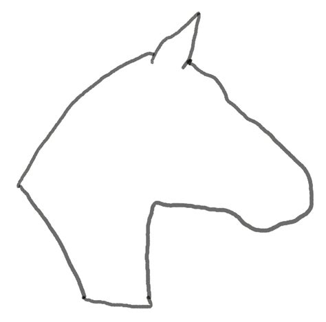 horse head drawing outline  paintingvalleycom explore collection