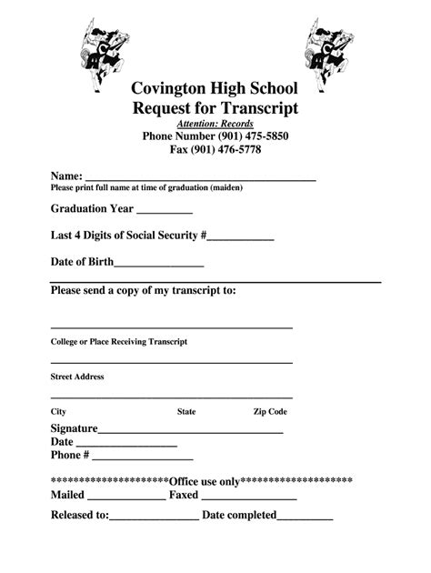 School Records Request Form Fill Out And Sign Printable Pdf Template
