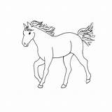 Horse Coloring 2353 Animals Cheval Coloriage Imprimer Kb Pour sketch template