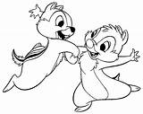 Coloring Pages Chip Dale Popular sketch template