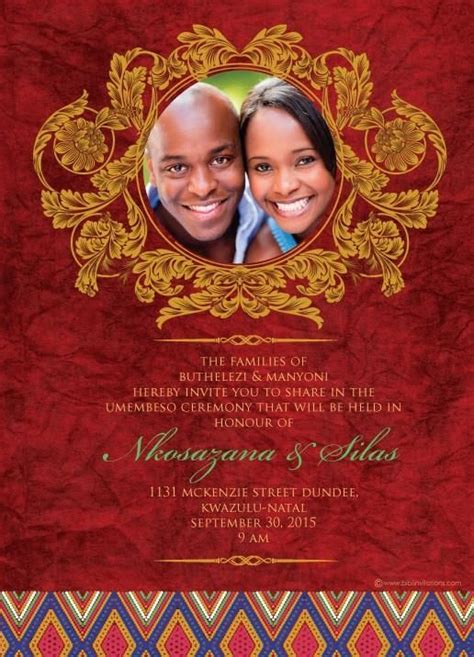 umembeso editable traditional wedding invitations wedding invitations designs