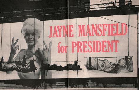 Jayne Mansfield And Her Puppies Campaigned To Be Us