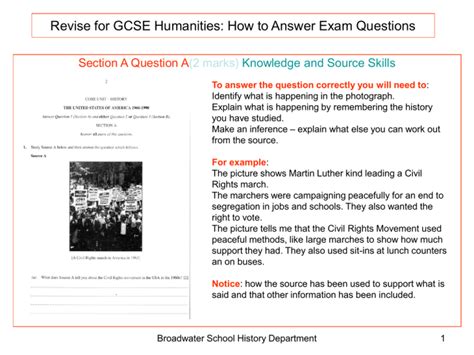 answer gcse exam questions