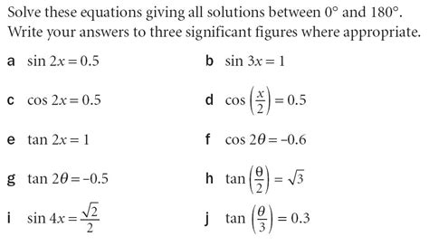solving trig equations  pythagorean identities worksheet diy projects