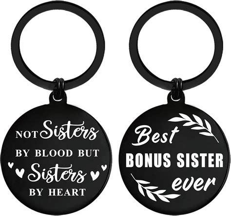 Yobent To My Step Sister Ts Best Bonus Sister Ever Keychain Bonus