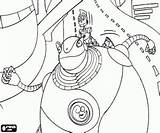 Rodney Copperbottom Robôs Hojalata Paseo Desenho Colorear Kleurplaten Gigantische Robo Roboter Riesiger sketch template