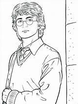 Hermione Coloring Pages Granger Potter Harry Print Getdrawings Getcolorings Color sketch template