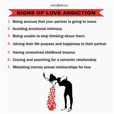 love addiction  signs  tips  break  chains