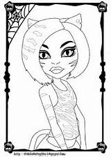 Toralei Monster High Coloring Close Above Frame Found Pages Colouring sketch template