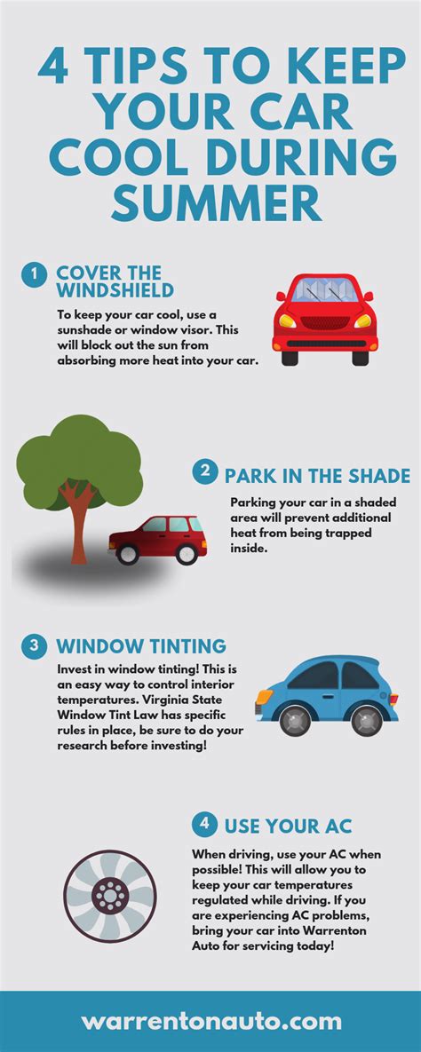 tips    car cool  summer warrenton auto service