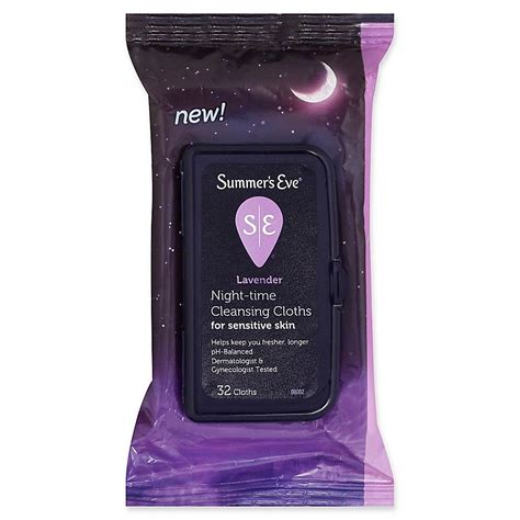 Summer S Eve Lavender 32 Count Night Time Cleansing Cloths For