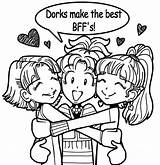 Dork Diaries Coloring Pages Bff Nikki Print Colouring Friends Characters Dorks Book Diary Books Why Make Cute Printable Party Sheets sketch template