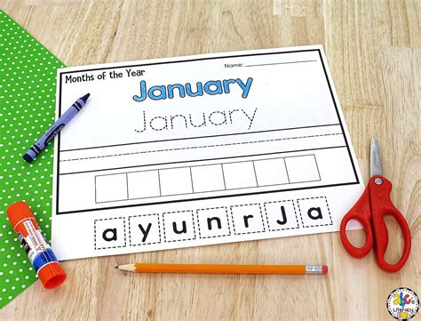 months   year worksheets guruparents spelling months   year