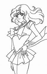 Sailor Neptune Coloring Super Pages Drawing Mars Deviantart Getdrawings Deviant sketch template