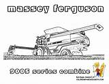 Tractor Massey Colouring sketch template