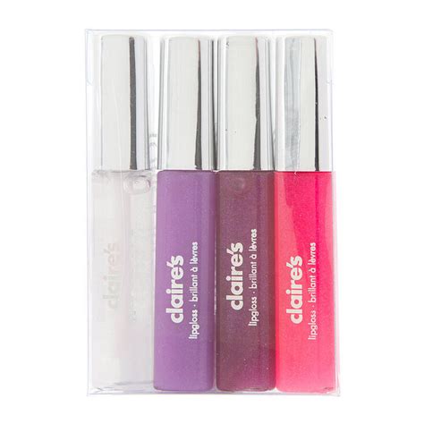 Lilac Dream Shimmer Lip Gloss Set 4 Pack Claire S Us