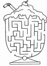 Maze Easy Printables Mazes Printable Kids Coloring Pages Search Color Google Easter Ice Cream Cute sketch template